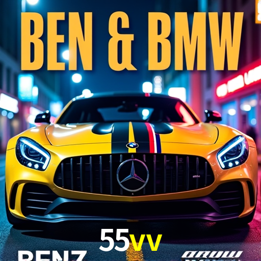 Imagem promocional da 55vv mostrando a plataforma e suas vantagens